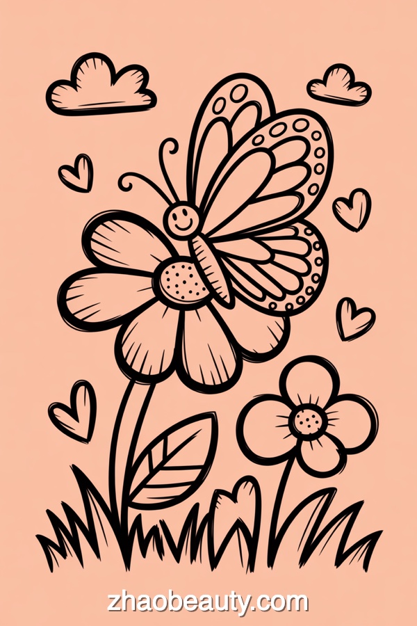 17+ Spring Drawing Ideas Easy to Inspire Your Artistic Side - ZhaoBeauty